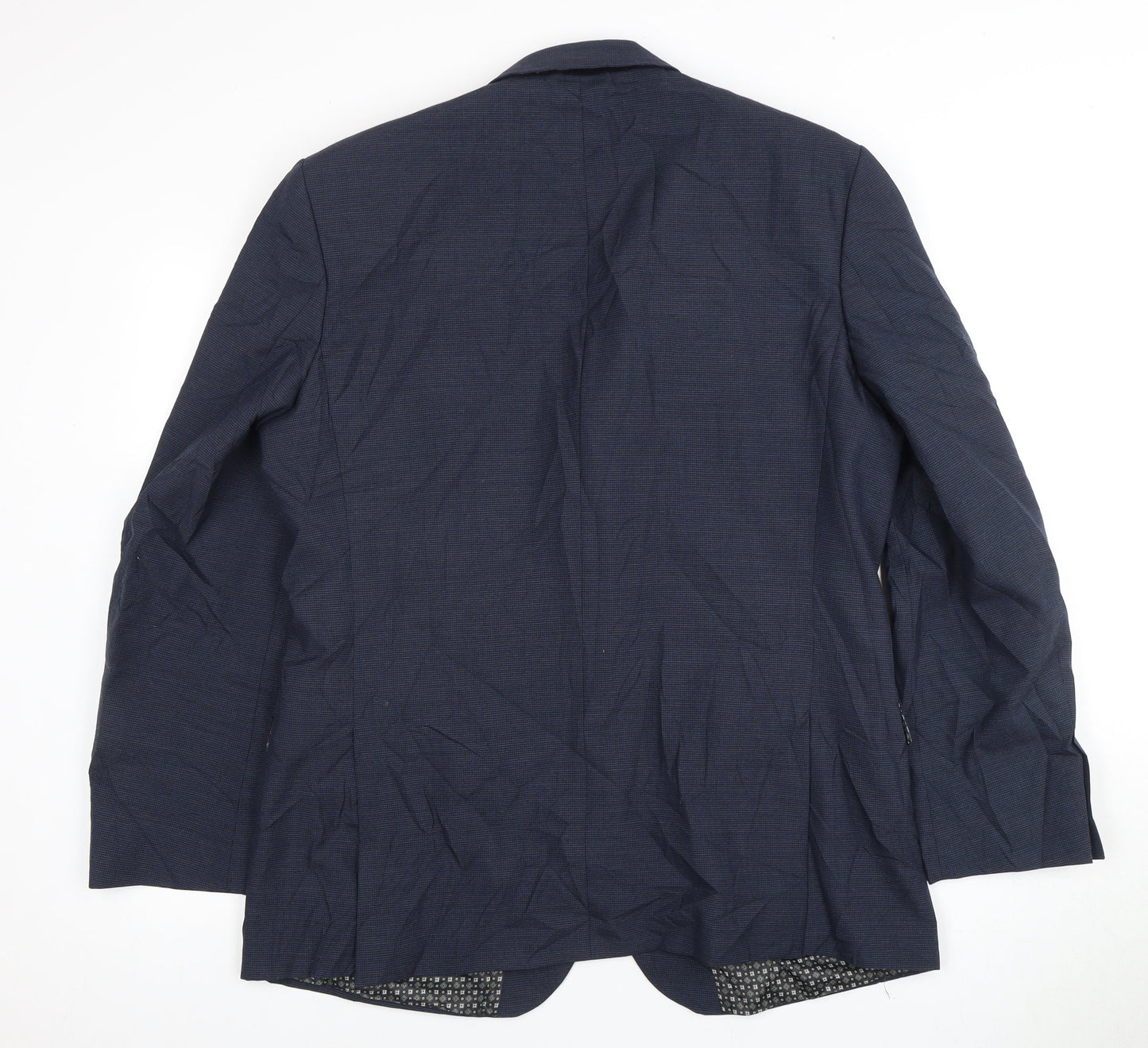 Racing Green Men's Blue Blazer Size 44 Regular Fit