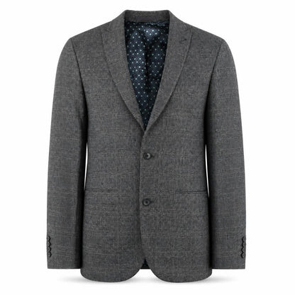 Next Men's Grey Check Blazer Regular Fit 36R