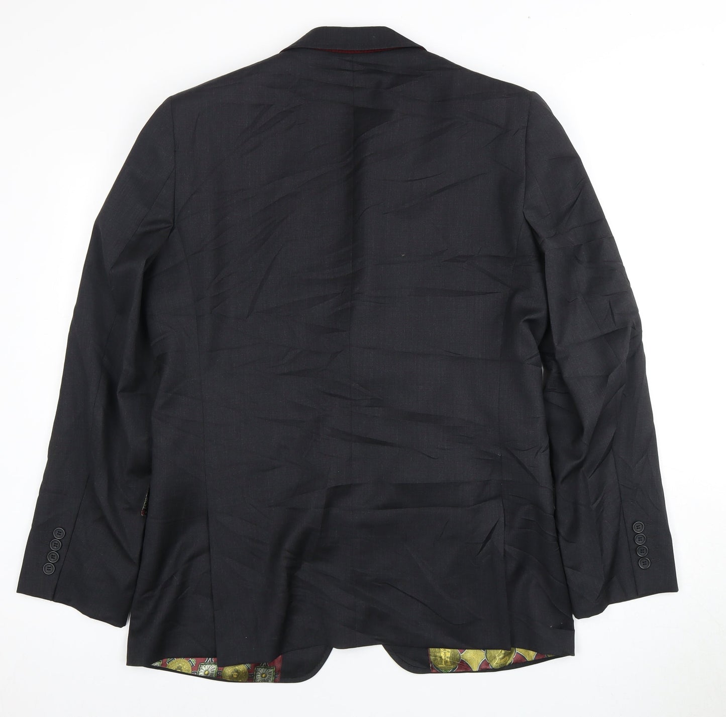 Ted Baker Men's Black Suit Jacket 40R Double-Vented