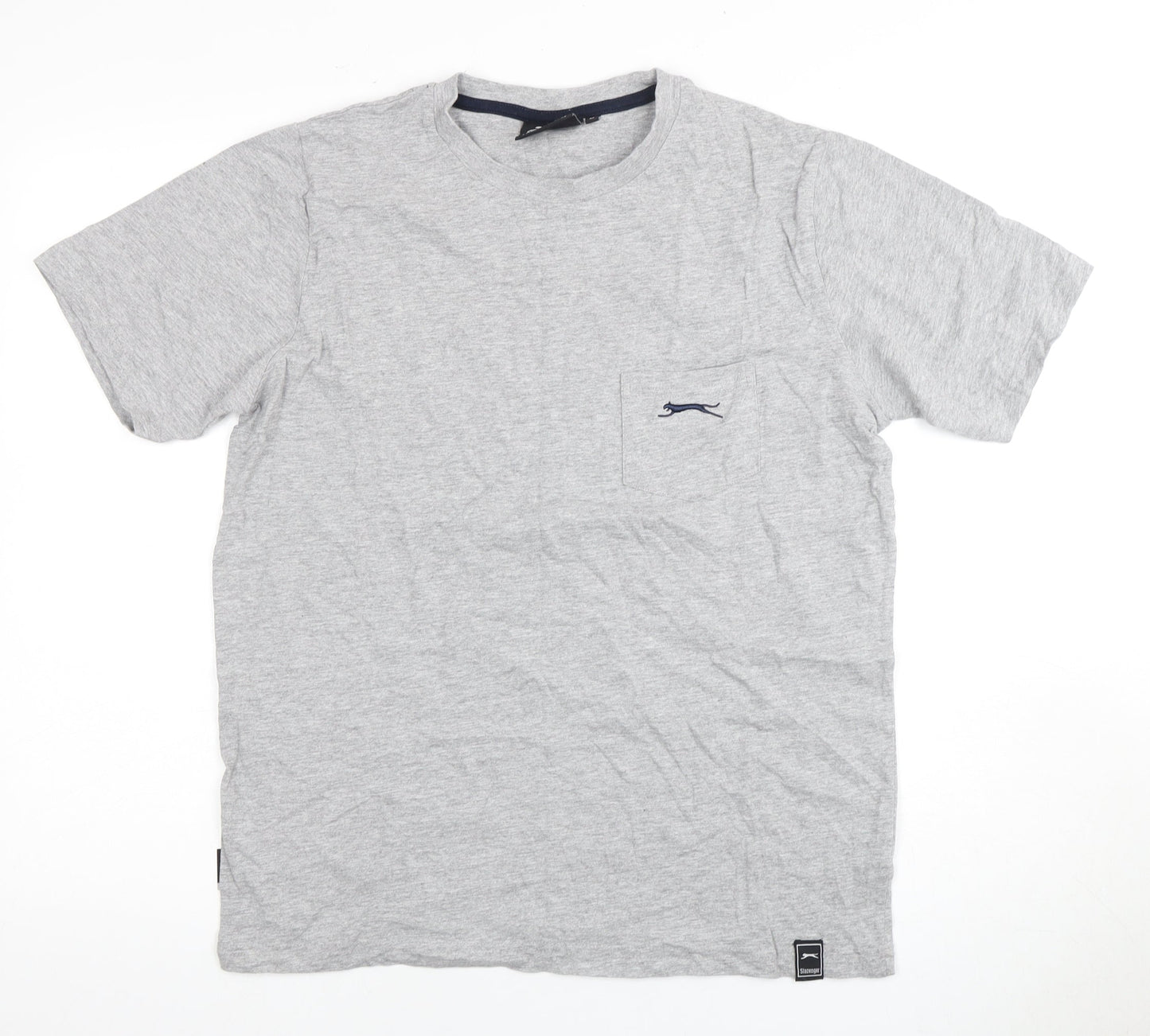 Slazenger Unisex Grey Crew Neck T-Shirt M