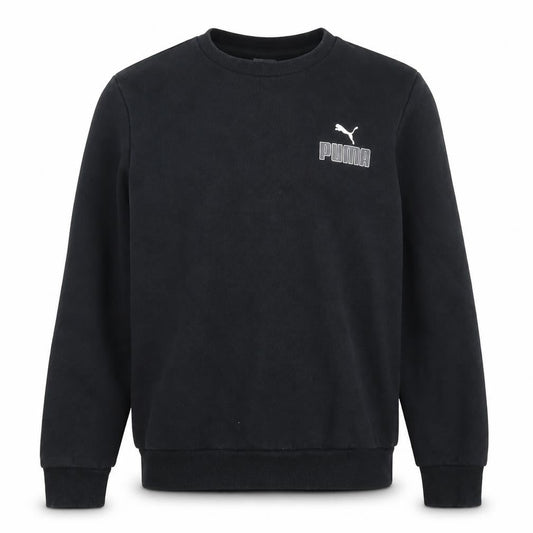 Puma Men's Black XS Pullover Sweatshirt - Comfortable & Stylish