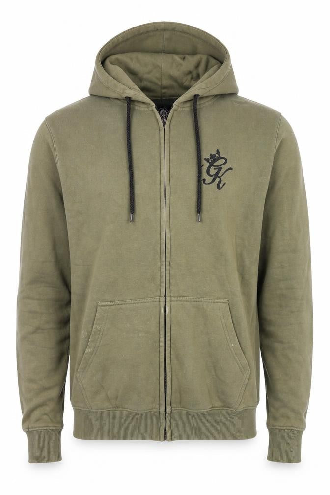 Gym King Men's Green Full Zip Hoodie S
