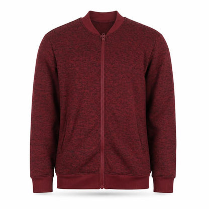 Front view of Lee Cooper Men's Red Full Zip Sweatshirt S