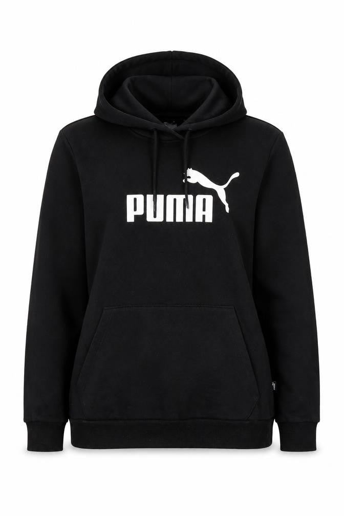 Puma Unisex Black Hoodie, Size 12