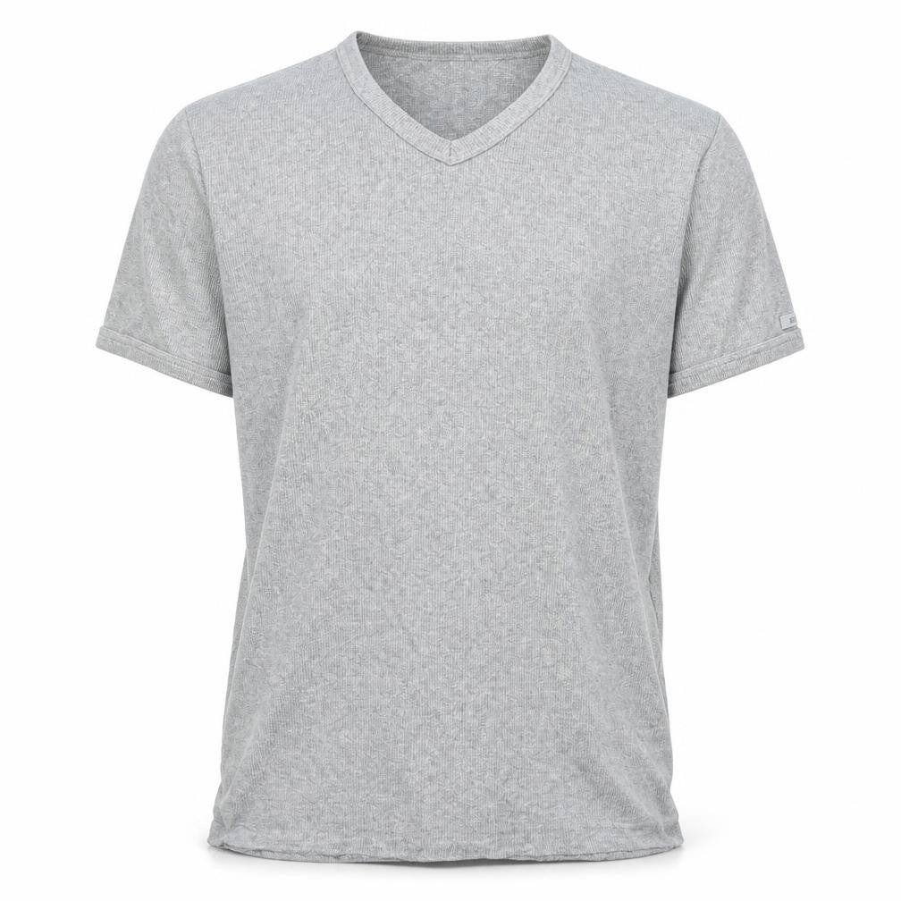Ted Baker Men's Grey V-Neck T-Shirt, Size M