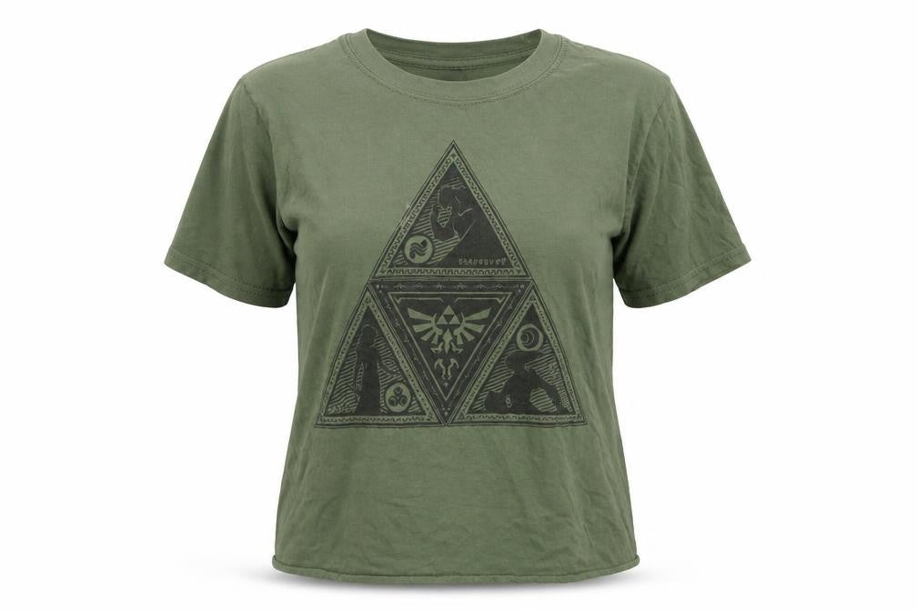 Zelda Unisex Green Basic T-Shirt, Size S