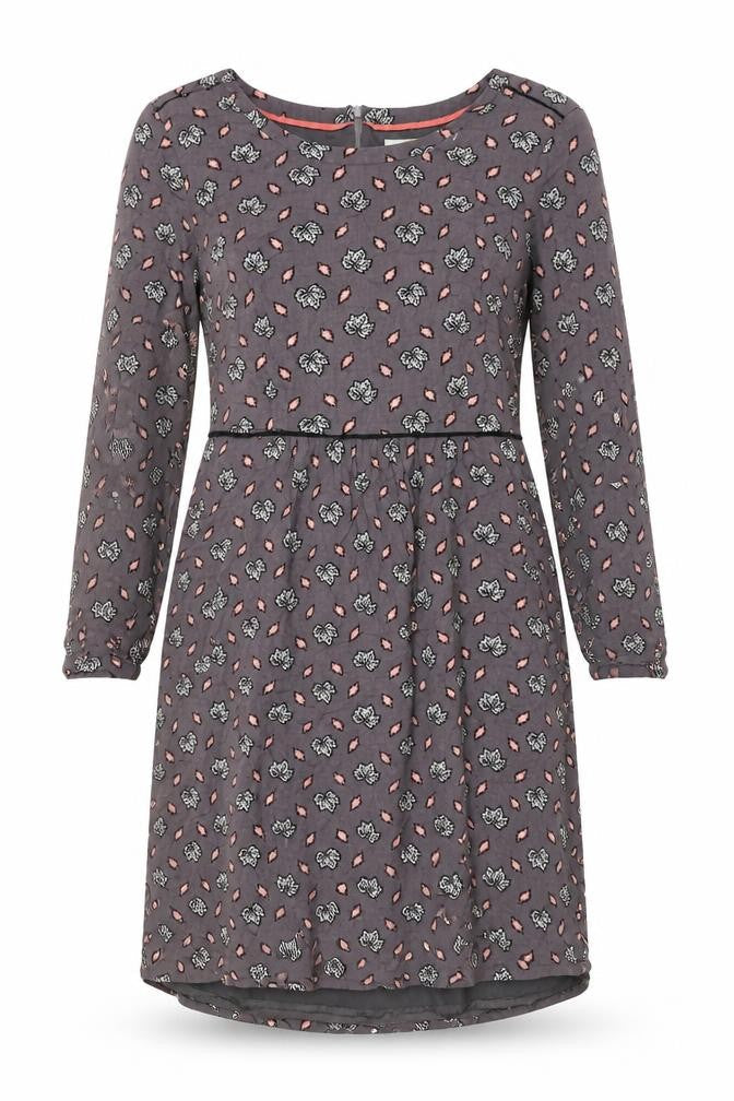 Boden Women's Floral Dress Size 12 Multicoloured Long Sleeve