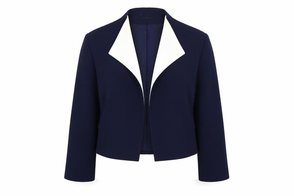 Roman Women's Blue Tuxedo Blazer Size 18