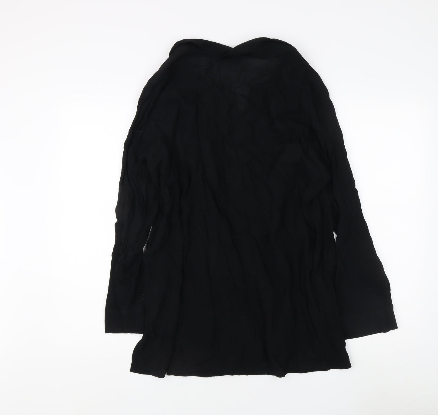 Marks and Spencer Women's Black Button-Up Shirt Size 20