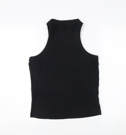 Mango Women's Black Sleeveless Tank Top Size L