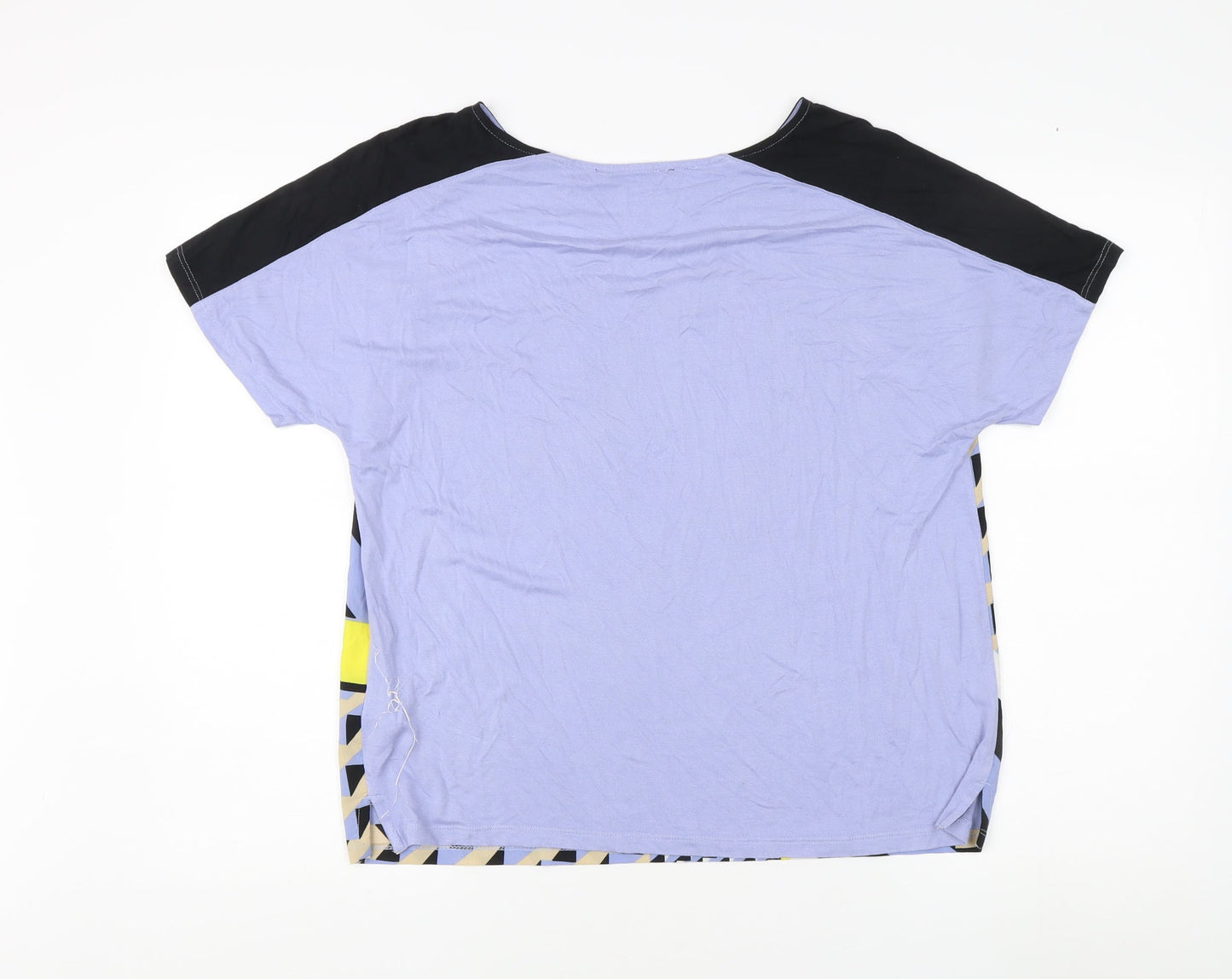 Marks and Spencer Women's Multicoloured T-Shirt - Size 14