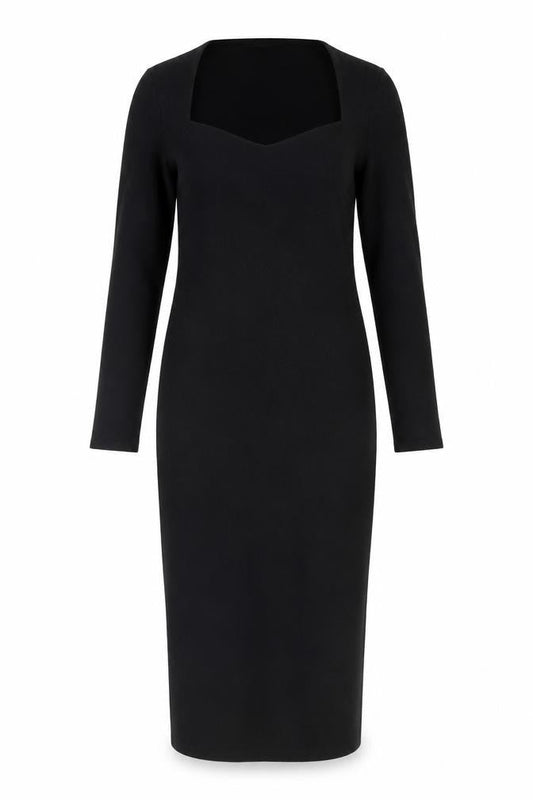 Nasty Gal Women's Black Sheath Dress Size 14
