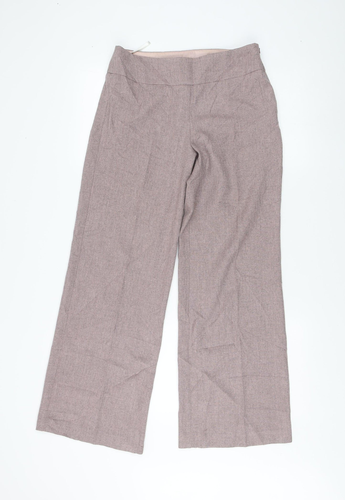 Dorothy Perkins Women's Purple Wide-Leg Trousers Size 10