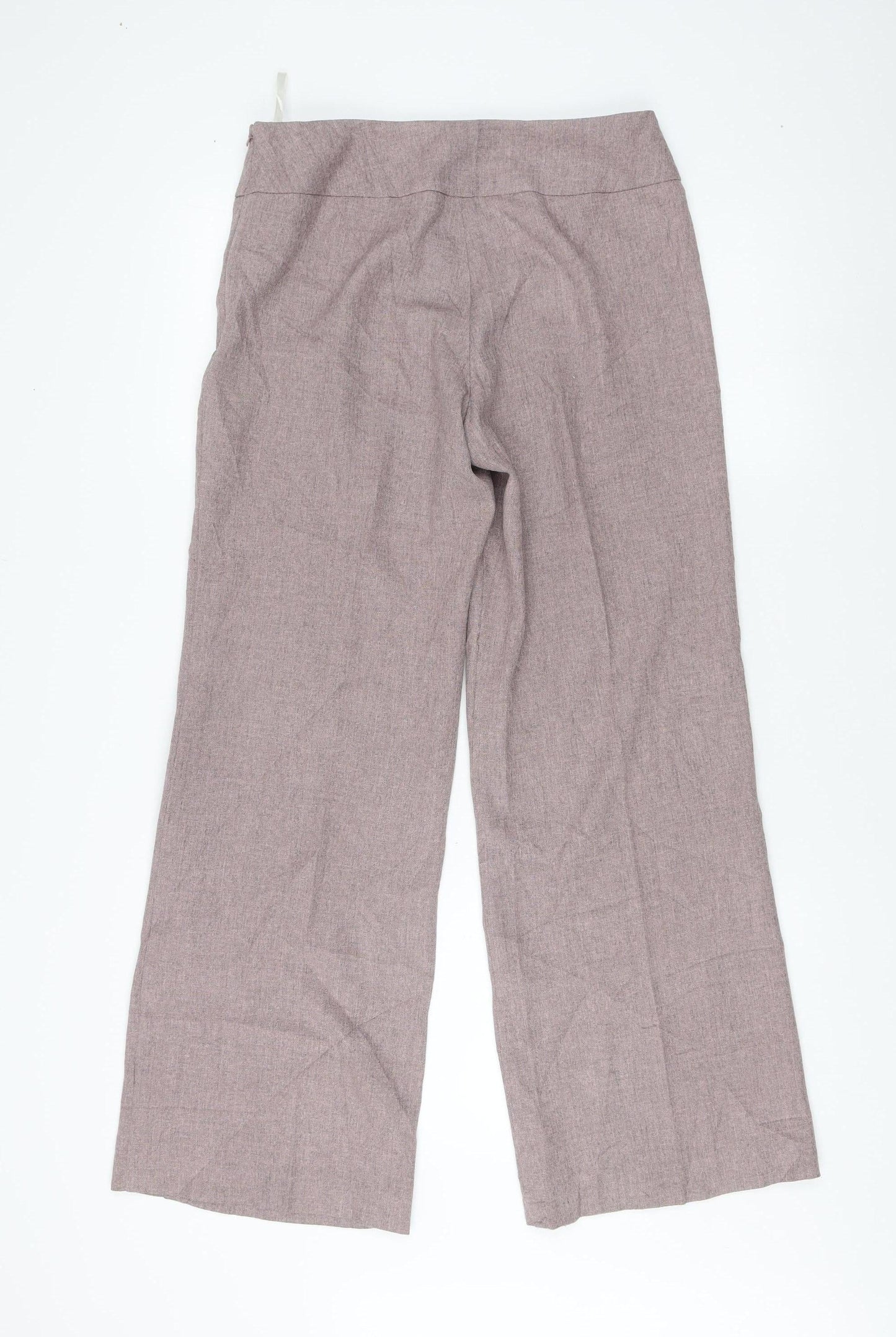 Dorothy Perkins Women's Purple Wide-Leg Trousers Size 10