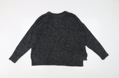 Additional front view of BDG Women's Grey Crew Neck Jumper XS