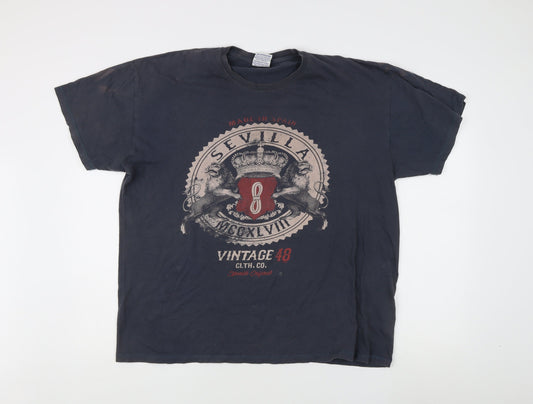 Fox Originals Men's Black 2XL Vintage Graphic T-Shirt
