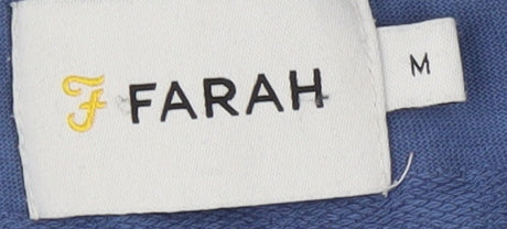 Farah Men's Blue T-Shirt M Short Sleeve Crew Neck