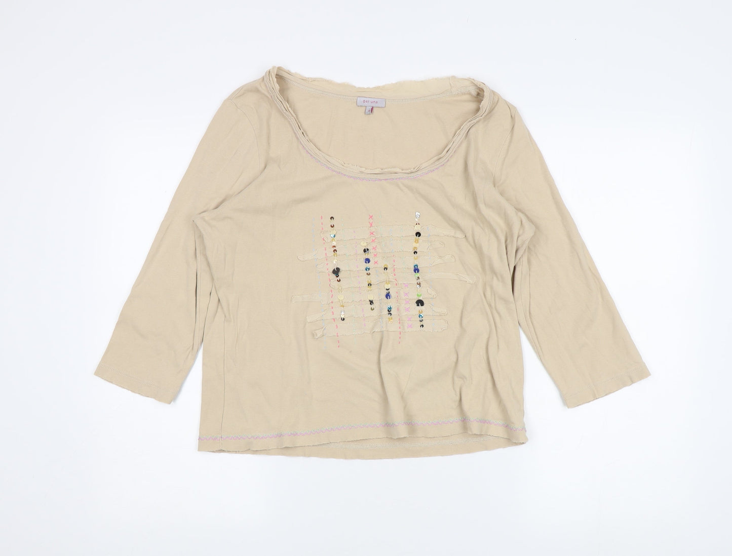 Marks and Spencer Women's Beige Blouse Size 18