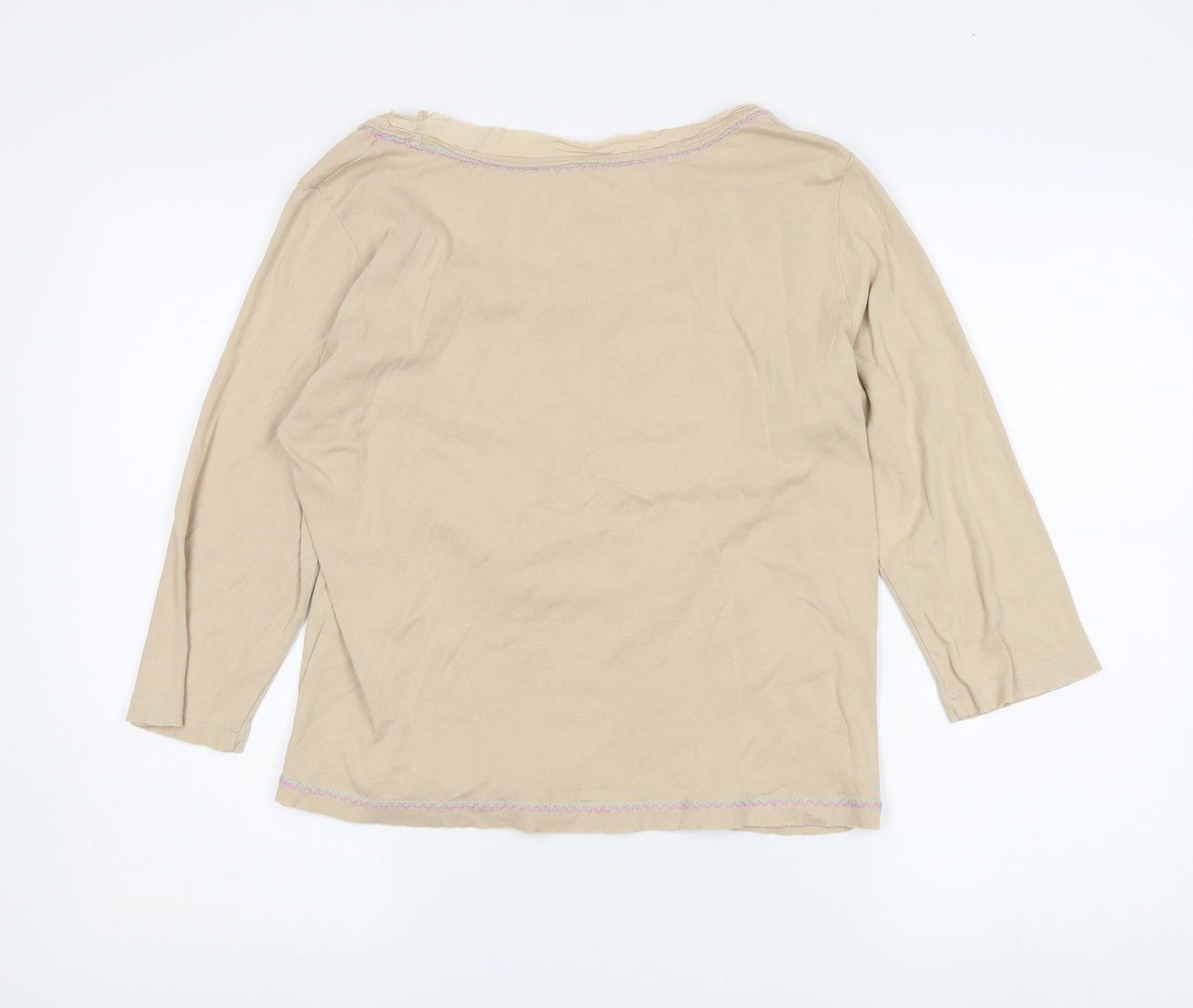 Marks and Spencer Women's Beige Blouse Size 18