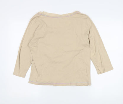 Marks & Spencer Women's Beige Blouse Size 18