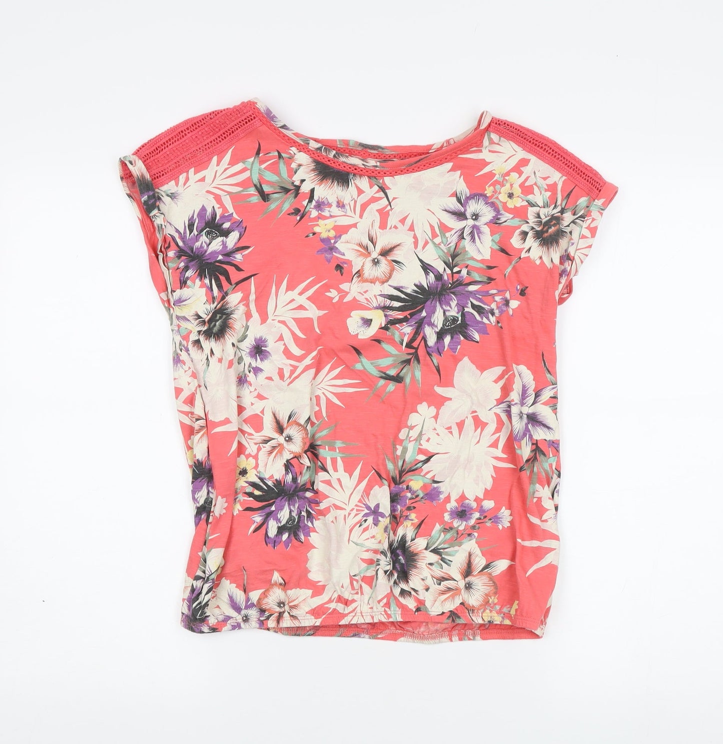 Next Women's Multicoloured Floral T-Shirt Size 12