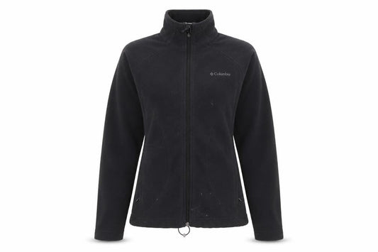 Front view of Columbia Women's Black S Basic Fleece Jacket