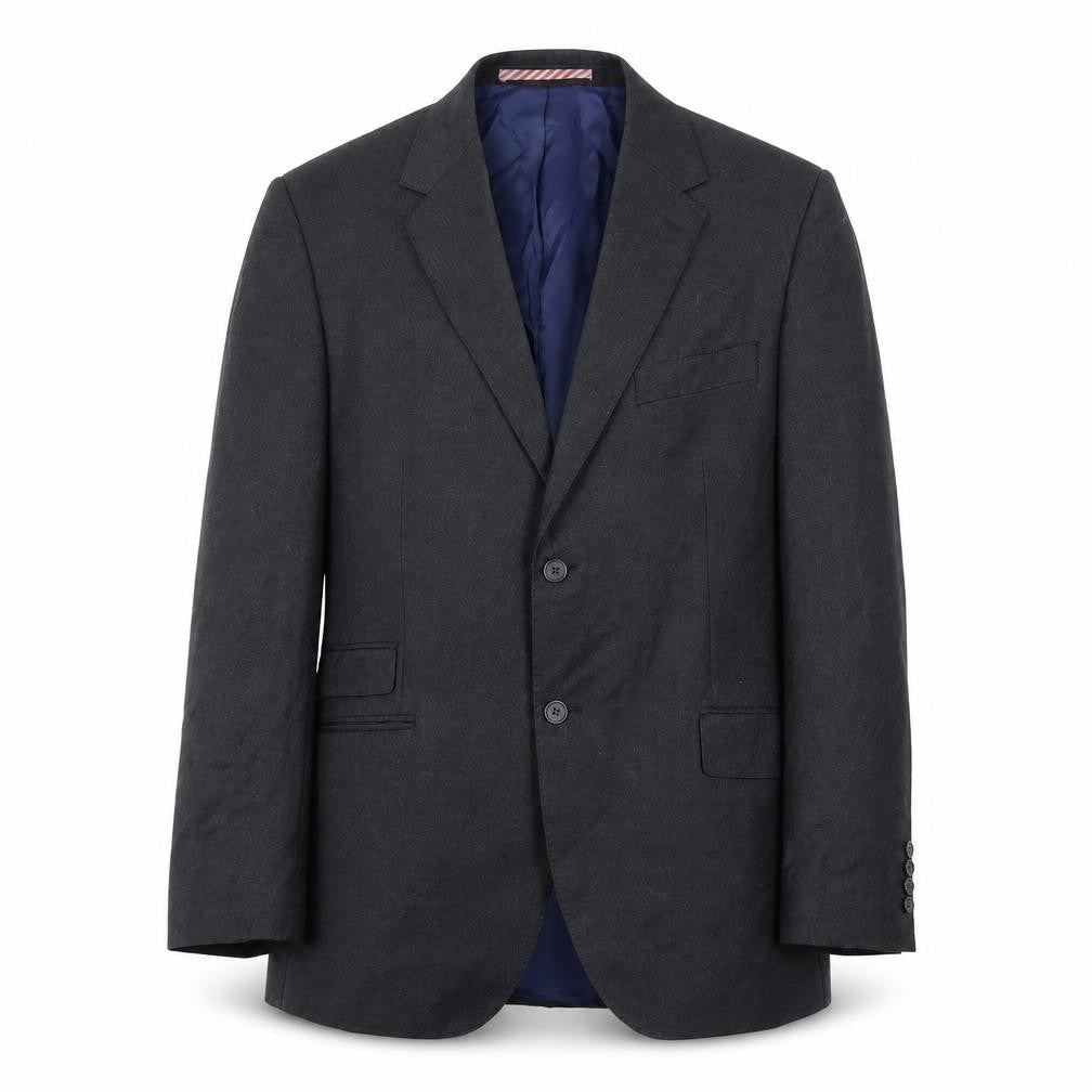 Howick Men's Grey Wool Blazer 42R Regular Fit
