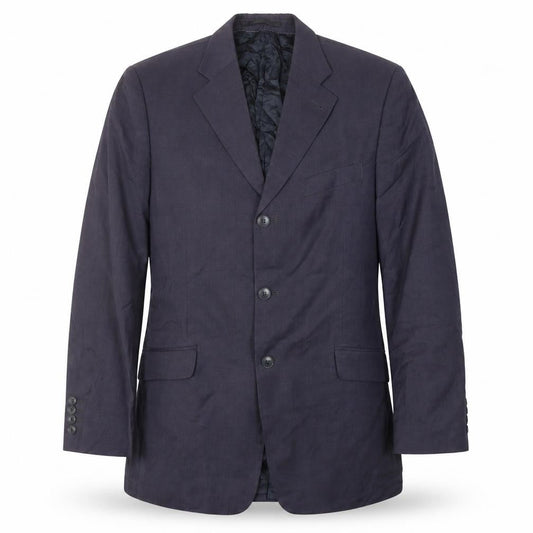 Next Men's Blue Long Wool Blazer 40L