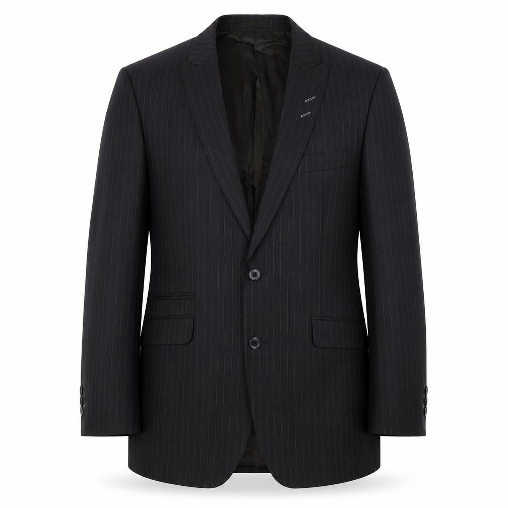 Limehaus Men's Blue Striped Blazer - Size 40R