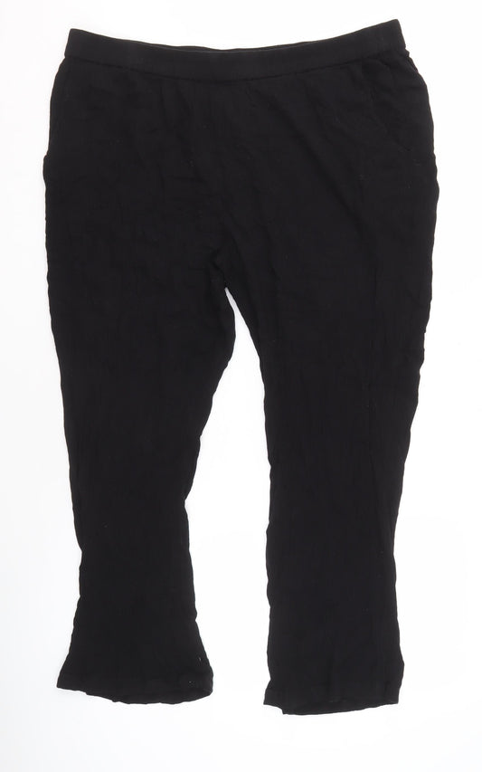 Cotton Traders Women's Black Trousers Size 16