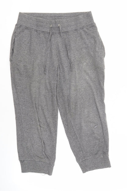 Additional front view of Lee Cooper Women's Grey Jogger Pants, size 12