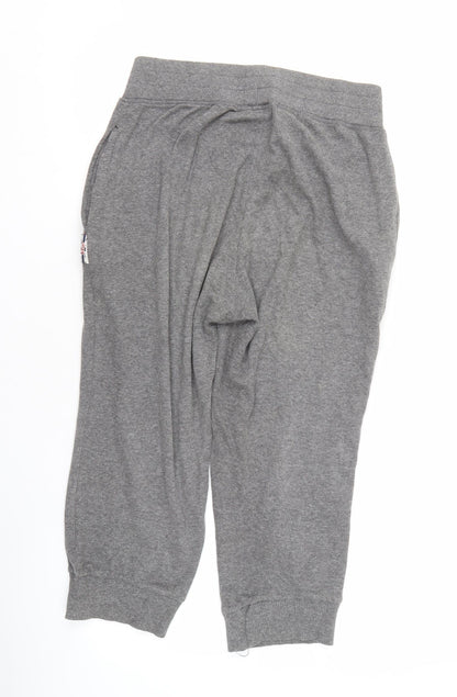 Back view of Lee Cooper Women's Grey Jogger Pants, size 12