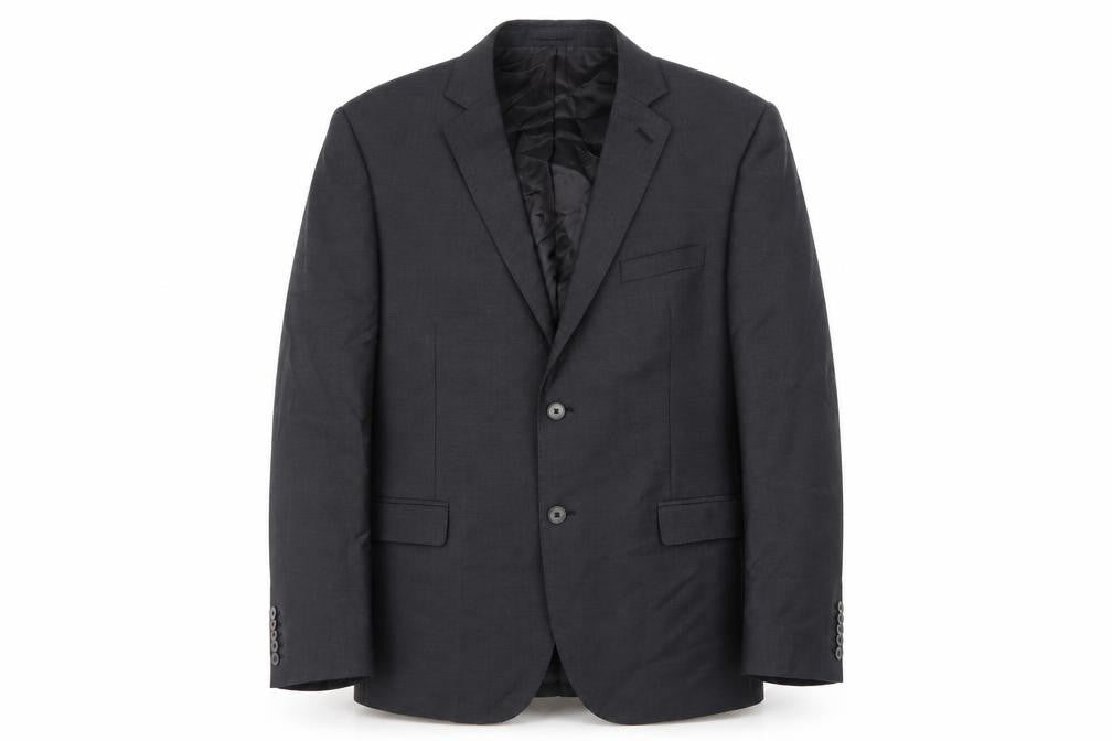 Alexandre Men's Grey Wool Blazer, Size 44 Regular Fit