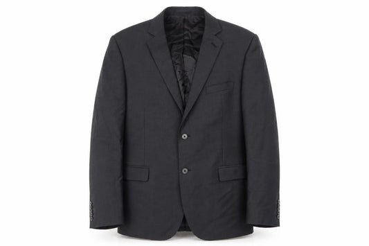 Alexandre Men's Grey Wool Blazer, Size 44 Regular Fit