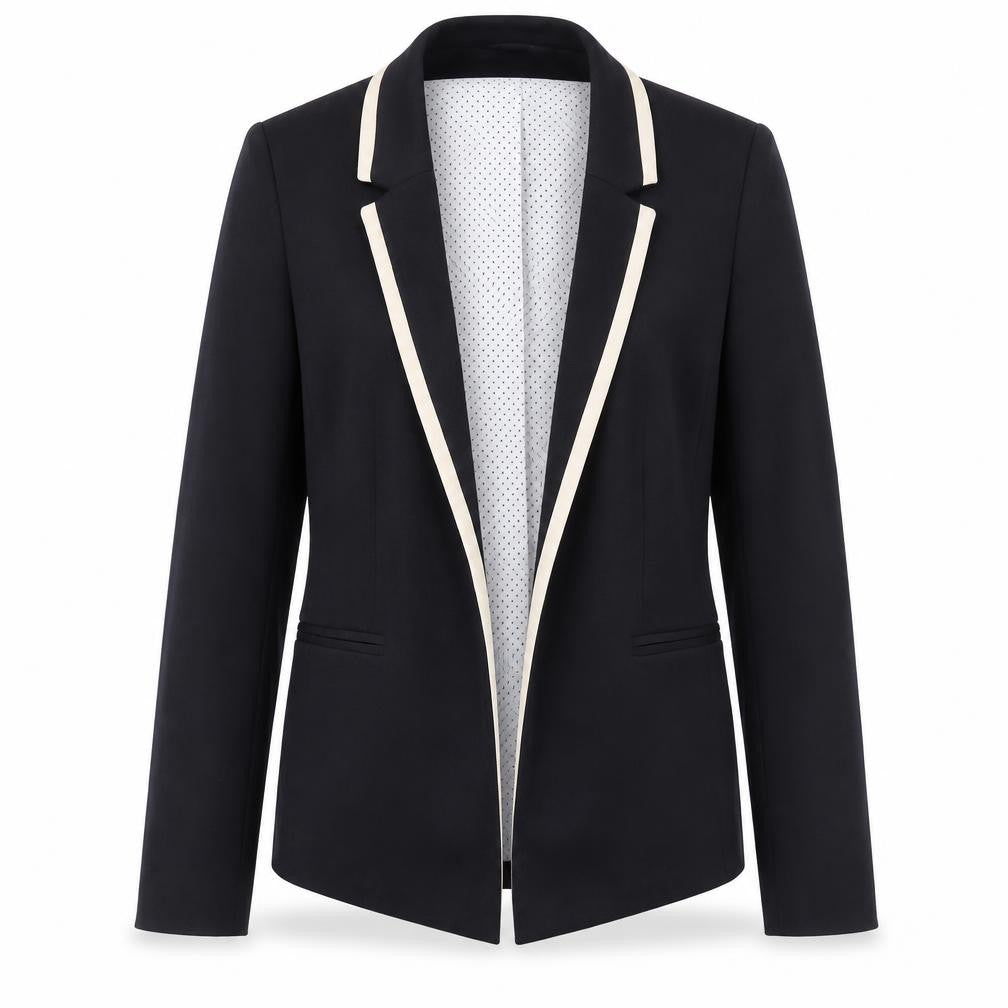 Wallis Women's Black Blazer, Size 12, Lined Notch Lapel