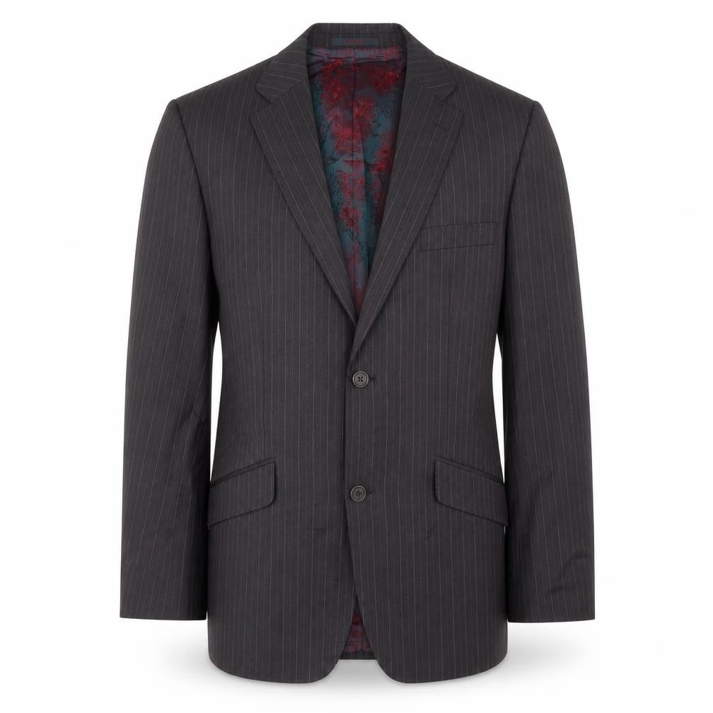 Ted Baker Men's Multicoloured Striped Suit Jacket 40R