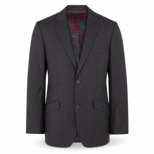 Ted Baker Men's Multicoloured Striped Suit Jacket 40R
