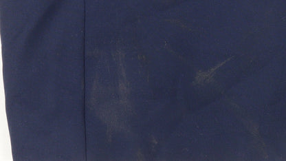 Close-up detail of Red Herring Men's Blue Suit Jacket, size 38, Short
