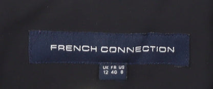 Brand and care label for French Connection Women's Black Blazer, size 12