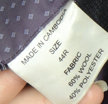 ONESIX5IVE5IVE Men's Grey Regular Blazer Size 44R