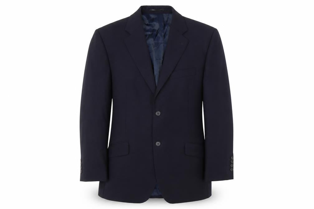 Daniel Hechter Men's Blue Wool Blazer, Size 40S Formal