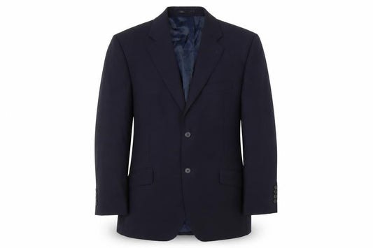 Daniel Hechter Men's Blue Wool Blazer, Size 40S Formal