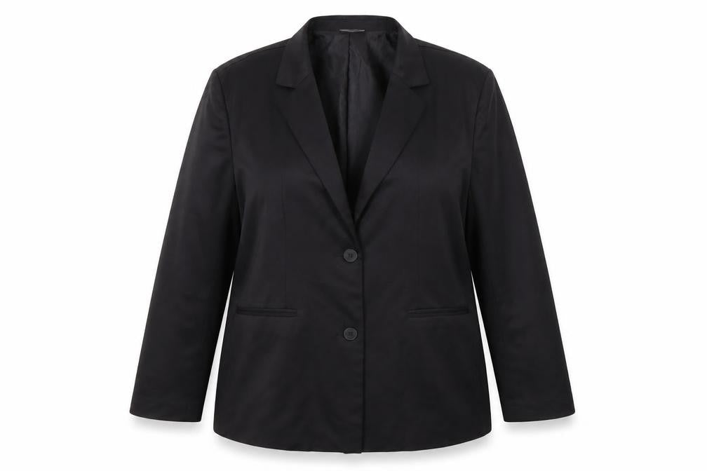 Collusion Women's Black Blazer, Size 18, Notch Lapel