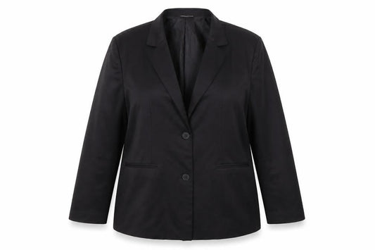 Collusion Women's Black Blazer, Size 18, Notch Lapel
