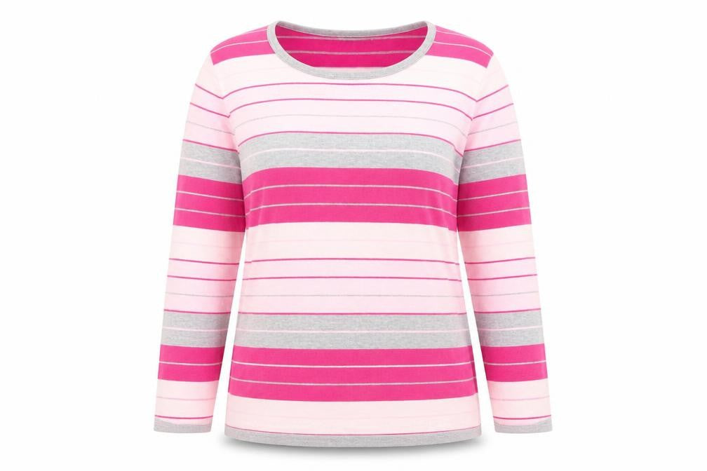 Viyella Women's Multicoloured Striped Pullover L