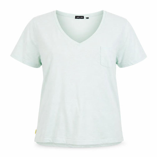 Superdry Women’s Green V-Neck T-Shirt Size 14