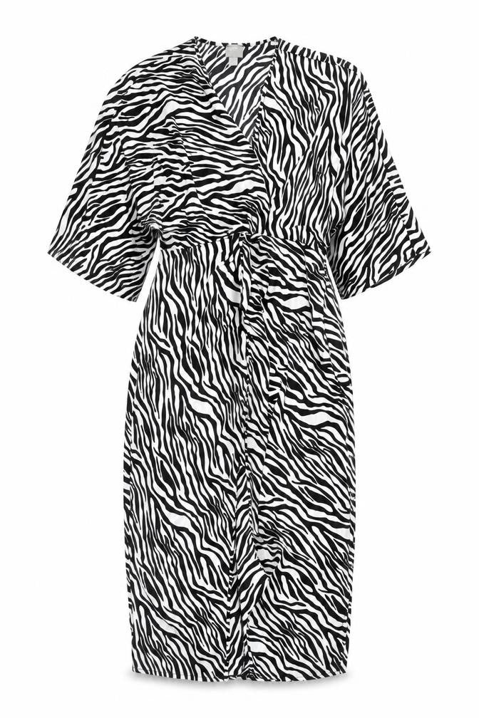 ASOS Women's Multicoloured Zebra Print Dress Size 12