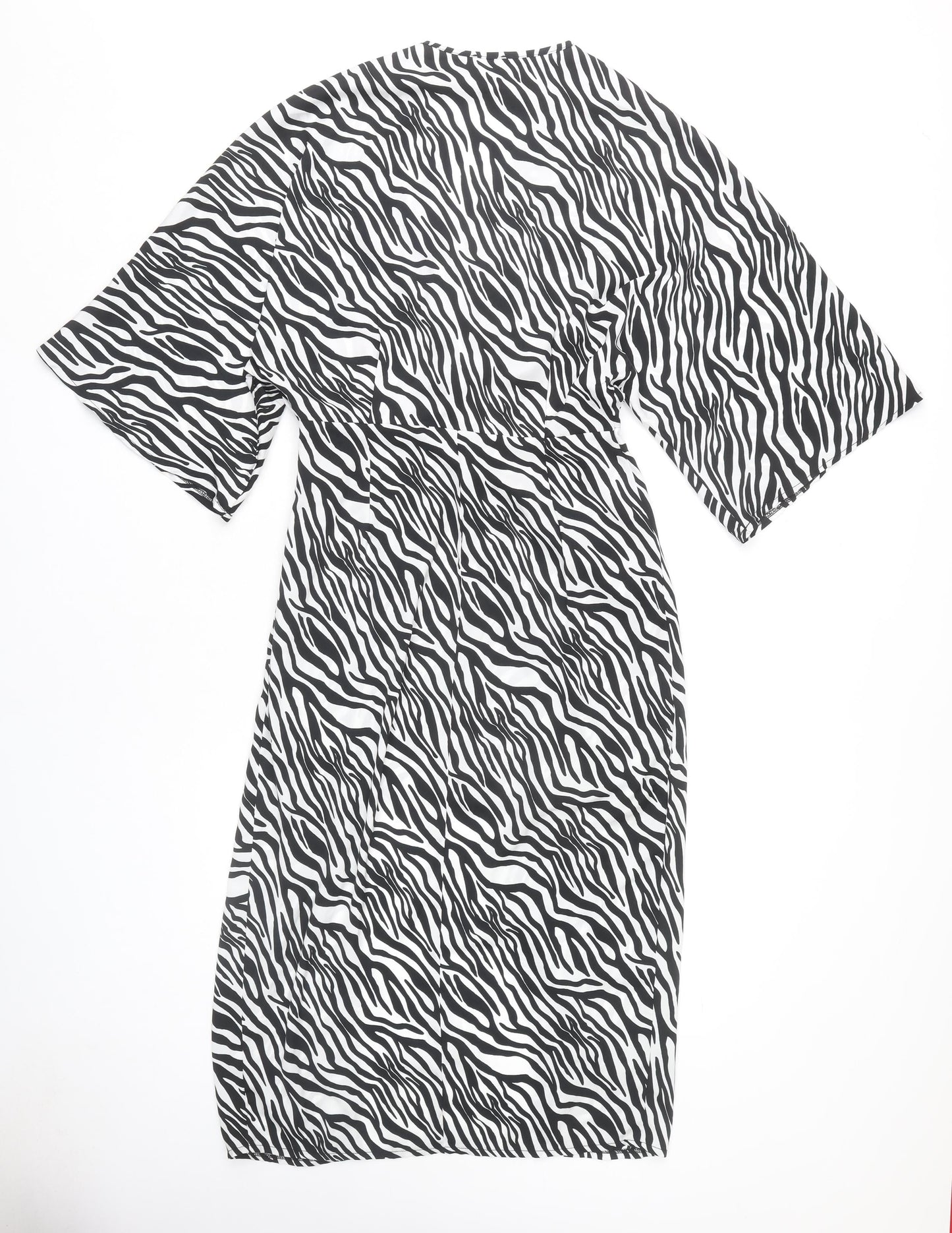 ASOS Women's Multicoloured Zebra Print Dress Size 12