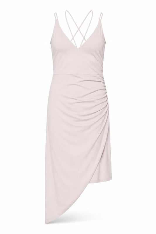 River Island Women's Pink Asymmetric Slip Dress