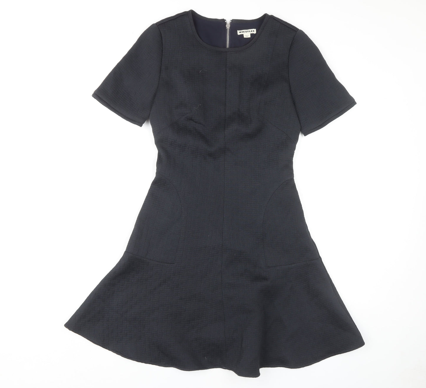 Whistles Women's Black Fit & Flare Dress Size 6